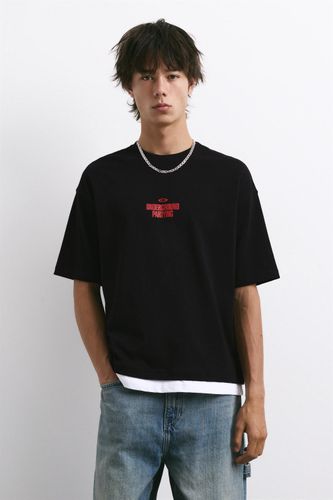 T-Shirt Stwd Superposé - Pull&Bear - Modalova