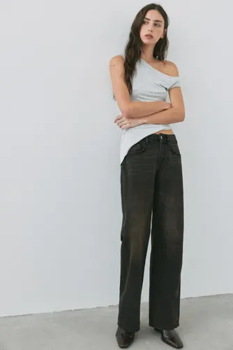 Jean Straight Taille Basse - Pull&Bear - Modalova
