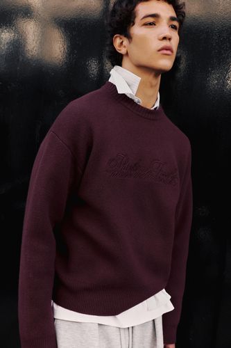 Pull Brodé - Pull&Bear - Modalova