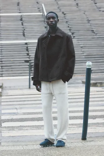 Pantalon Jogger Graphique - Pull&Bear - Modalova