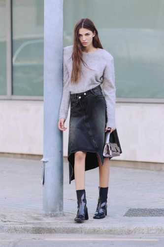 Jupe Asymétrique À Taille Croisée - Pull&Bear - Modalova