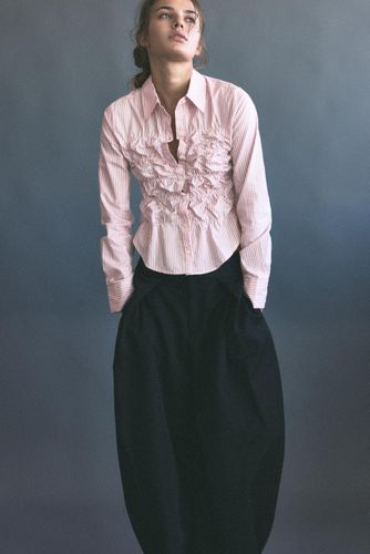 Chemise Rayures Fronces - Pull&Bear - Modalova