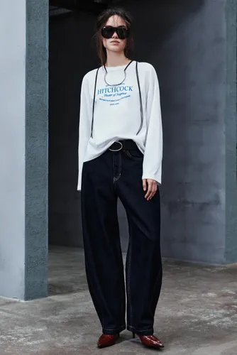 T-Shirt Oversize Imprimé Hitchcock - Pull&Bear - Modalova
