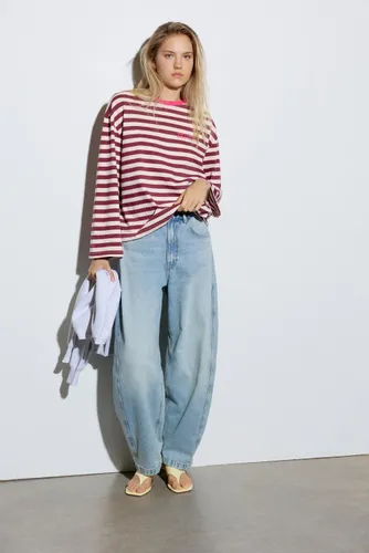 T-Shirt À Rayures À Manches Longues - Pull&Bear - Modalova