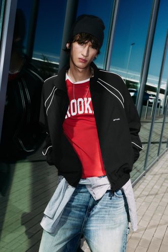 Veste Stwd À Fermeture Éclair Et Passepoils - Pull&Bear - Modalova