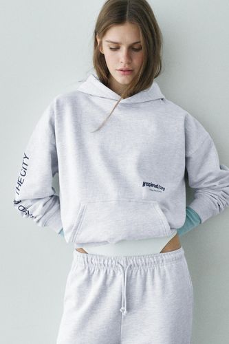 Sweat À Capuche Graphique - Pull&Bear - Modalova