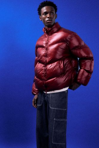 Veste Matelassée Finition Brillante - Pull&Bear - Modalova