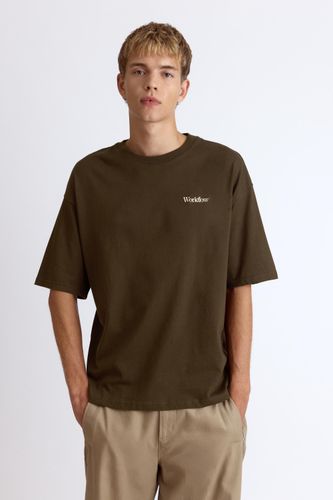 T-Shirt Relaxed Fit Imprimé Avec Inscription - Pull&Bear - Modalova