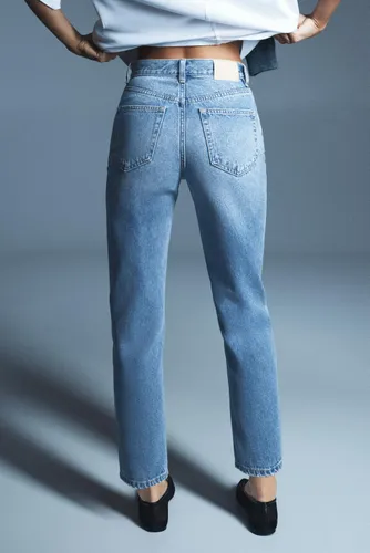 Jean Mom Fit Taille Haute - Pull&Bear - Modalova