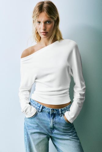 Top Asymétrique À Manches Longues - Pull&Bear - Modalova