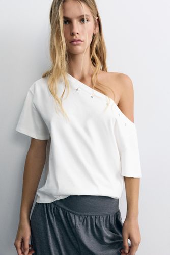 T-Shirt Asymétrique Étoiles - Pull&Bear - Modalova