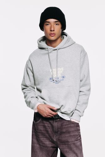 Sweat À Capuche Imprimé Relaxed Fit - Pull&Bear - Modalova