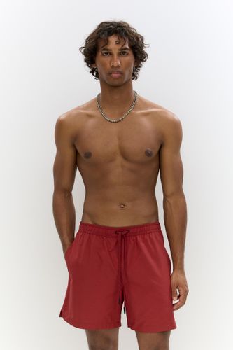 Short De Bain Regular Fit Avec Écusson - Pull&Bear - Modalova