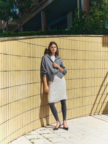 Jupe Droite Paillettes - Pull&Bear - Modalova