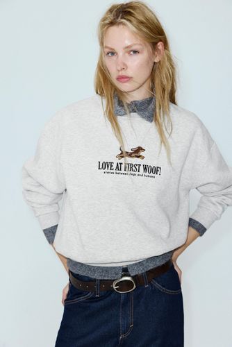Sweat Graphique Chien - Pull&Bear - Modalova