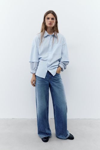 Jean Baggy Taille Basse - Pull&Bear - Modalova