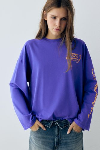 T-Shirt À Manches Longues Ange - Pull&Bear - Modalova