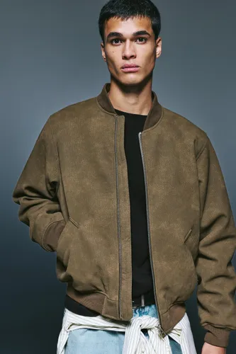 Blouson Bomber Similicuir - Pull&Bear - Modalova