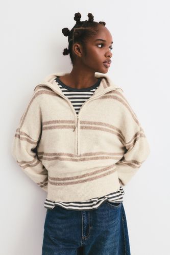 Pull À Col Large Avec Fermeture Éclair - Pull&Bear - Modalova