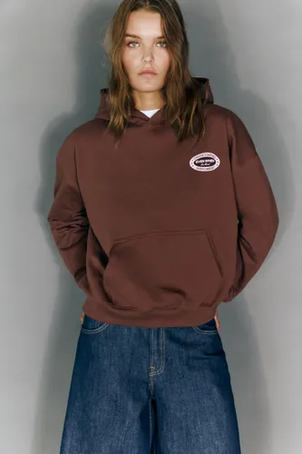 Sweat À Capuche Imprimé - Pull&Bear - Modalova