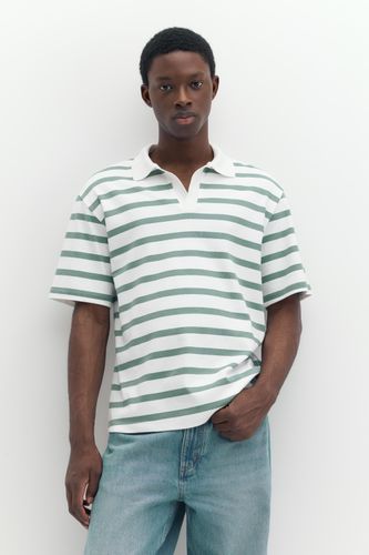 Polo Manches Courtes Interlock - Pull&Bear - Modalova
