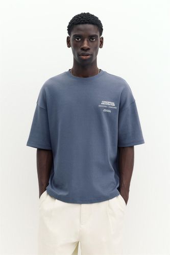 Sweat Manches Courtes Graphique - Pull&Bear - Modalova