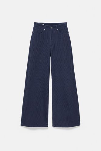 Jean Wide Leg En Velours Côtelé - Pull&Bear - Modalova