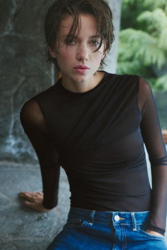 Body Tulle Drapé - Pull&Bear - Modalova
