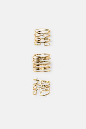Lot De 3 Bagues Croisées - Pull&Bear - Modalova