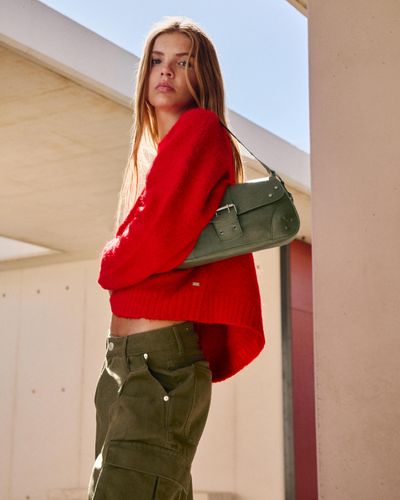 Sac Porté Épaule À Boucle En Daim - Pull&Bear - Modalova