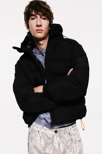Blouson Matelassé À Capuche Stwd - Pull&Bear - Modalova