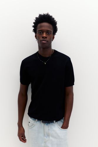 Pull À Manches Courtes - Pull&Bear - Modalova