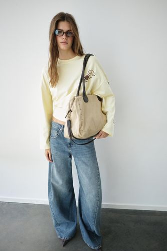 Sac Cabas À Clous En Daim - Pull&Bear - Modalova