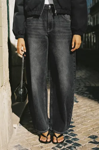 Jean Ballon Taille Haute - Pull&Bear - Modalova