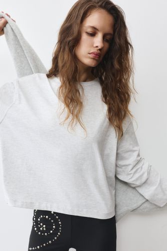 T-Shirt Boxy Manches Longues - Pull&Bear - Modalova