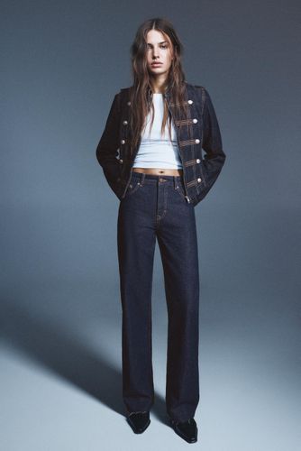 Jean Droit Large Taille Haute - Pull&Bear - Modalova