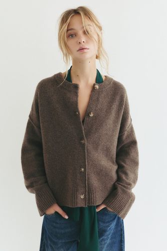 Cardigan En Maille Douce - Pull&Bear - Modalova