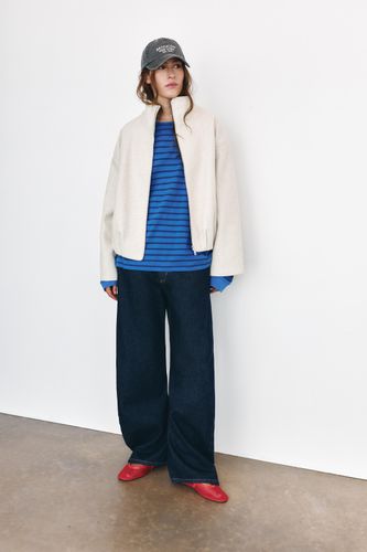 Blouson Bomber Coupe Ballon En Drap - Pull&Bear - Modalova
