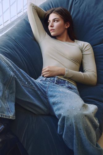 T-Shirt Ajusté Semi-Transparent - Pull&Bear - Modalova