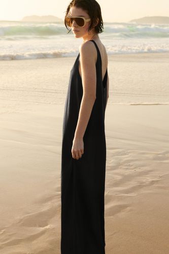 Robe Midi À Bretelles - Pull&Bear - Modalova
