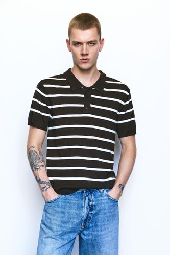 Polo Rayures Maille - Pull&Bear - Modalova