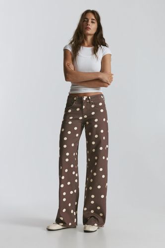 Jean Straight À Pois - Pull&Bear - Modalova