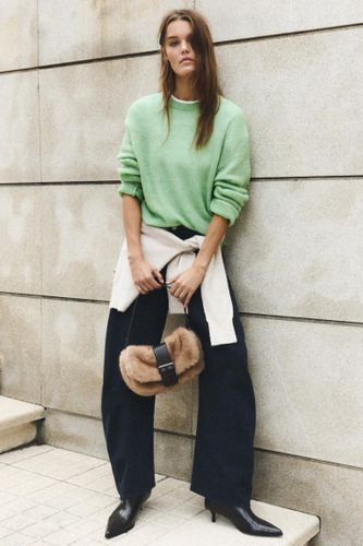 Pull Relaxed Fit Col Rond - Pull&Bear - Modalova