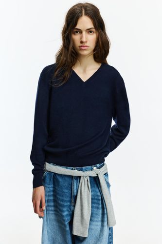 Pull 100 % Laine Col En V - Pull&Bear - Modalova