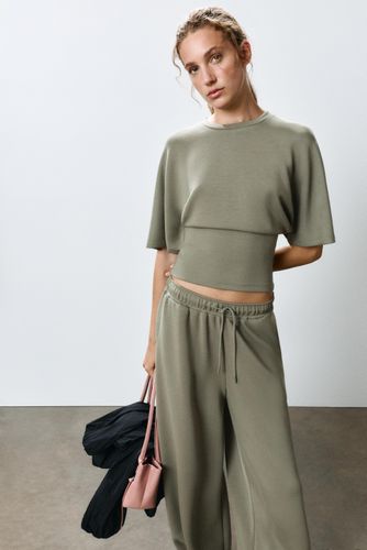 T-Shirt Boxy Doux Au Toucher - Pull&Bear - Modalova