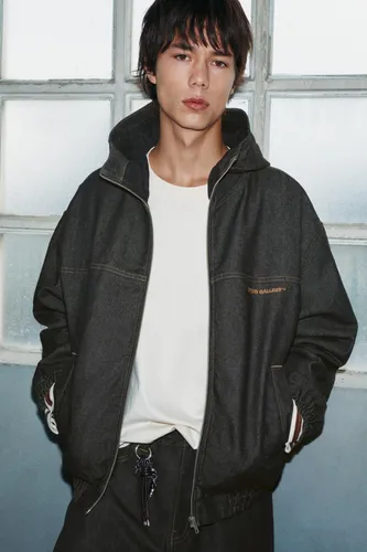 Veste Denim À Capuche Stwd - Pull&Bear - Modalova