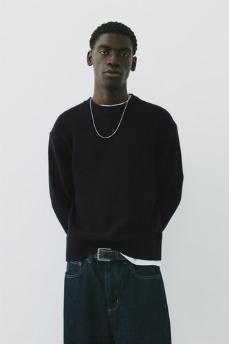 Pull Basique En Maille - Pull&Bear - Modalova