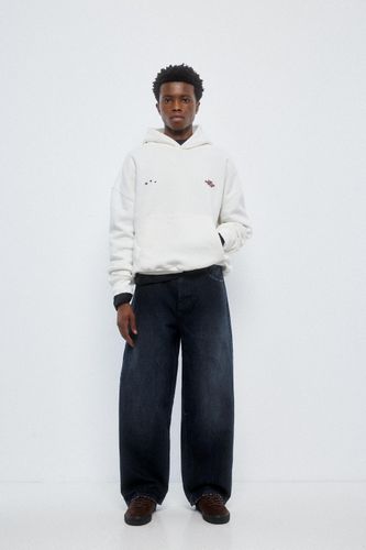 Jean Baggy Relaxed Fit Contrasté - Pull&Bear - Modalova