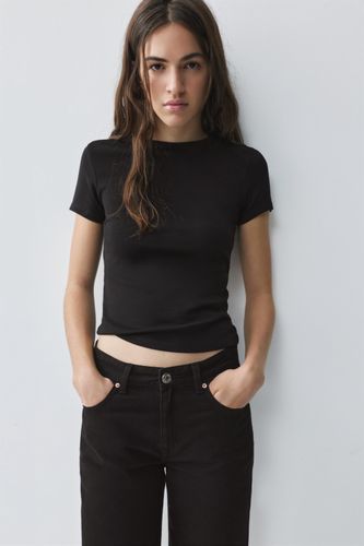 T-Shirt Ajusté À Manches Courtes - Pull&Bear - Modalova