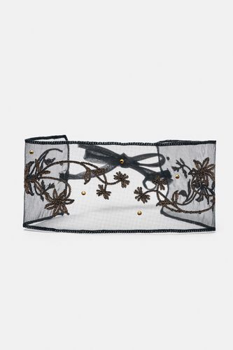 Choker En Tulle Brodé - Pull&Bear - Modalova